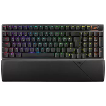 ASUS ROG Strix Scope II 96 Wireless Teclado Gaming USB + RF Wireless + Bluetooth QWERTZ Alemán Negro