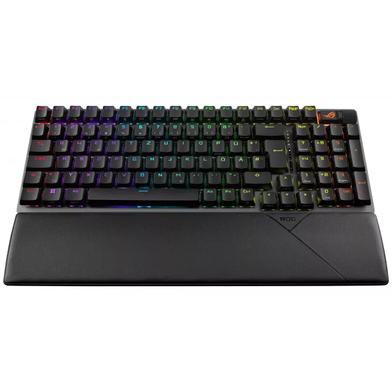 ASUS ROG Strix Scope II 96 Wireless Teclado Gaming USB + RF Wireless + Bluetooth QWERTZ Alemán Negro
