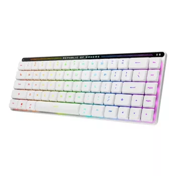 ASUS ROG Falchion RX Low Profile Teclado Gaming USB + RF Wireless + Bluetooth QWERTZ Blanco