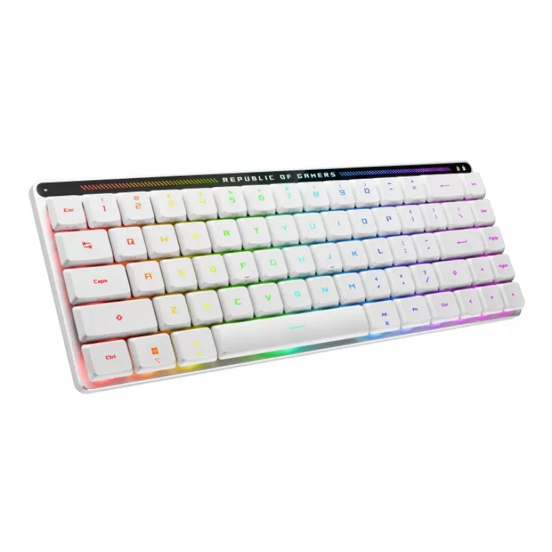 ASUS ROG Falchion RX Low Profile Teclado Gaming USB + RF Wireless + Bluetooth QWERTZ Blanco
