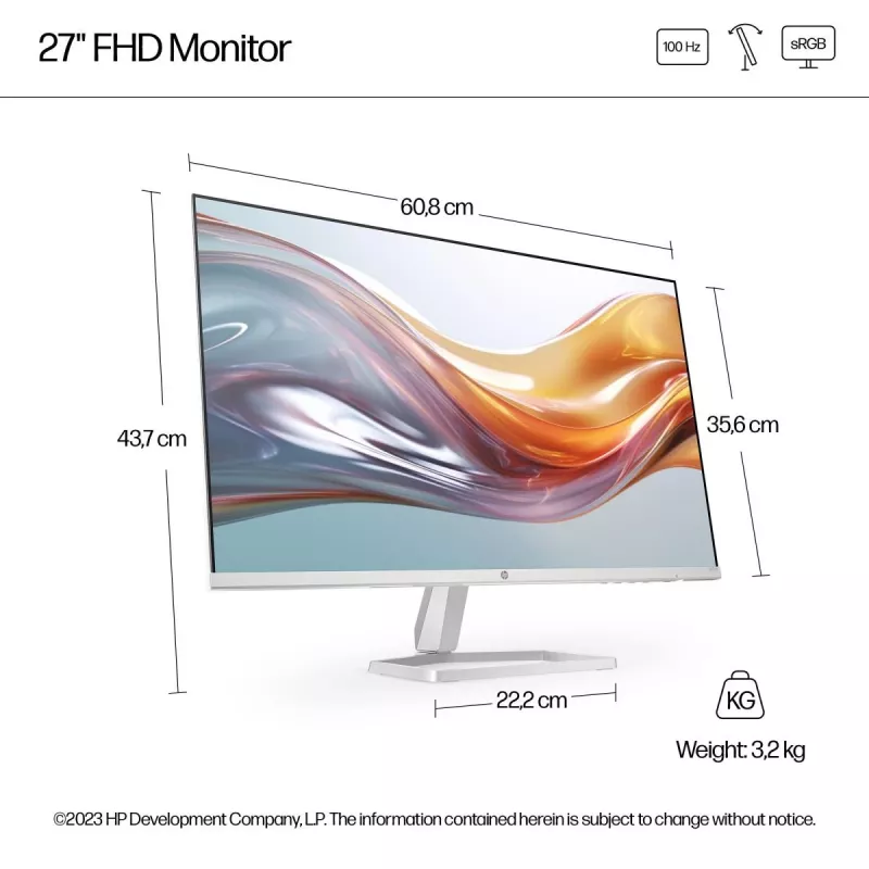 Monitor de escritorio HP - Serie 5 527sw - 27