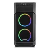 Caja de torre SHARKOON - V1000 RGB Micro Tower negra