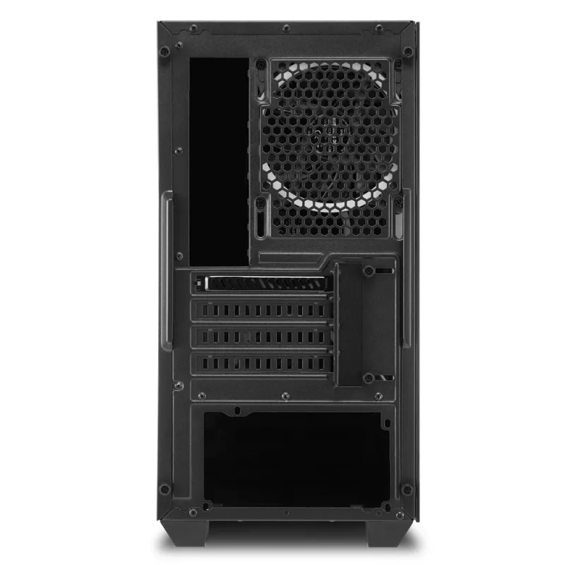 Caja de torre SHARKOON - V1000 RGB Micro Tower negra