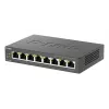 Switch no gestionado D-Link DGS-1008P/E, L2, 8 puertos, PoE