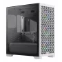 Caja de PC Cooler Master Elite 302 blanca mATX con 3 ventiladores ARGB de 120mm