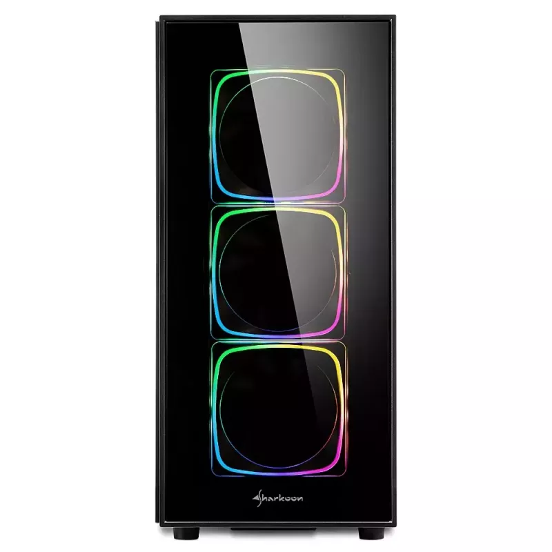 Caja de PC Sharkoon TG6 RGB Midi Tower negra