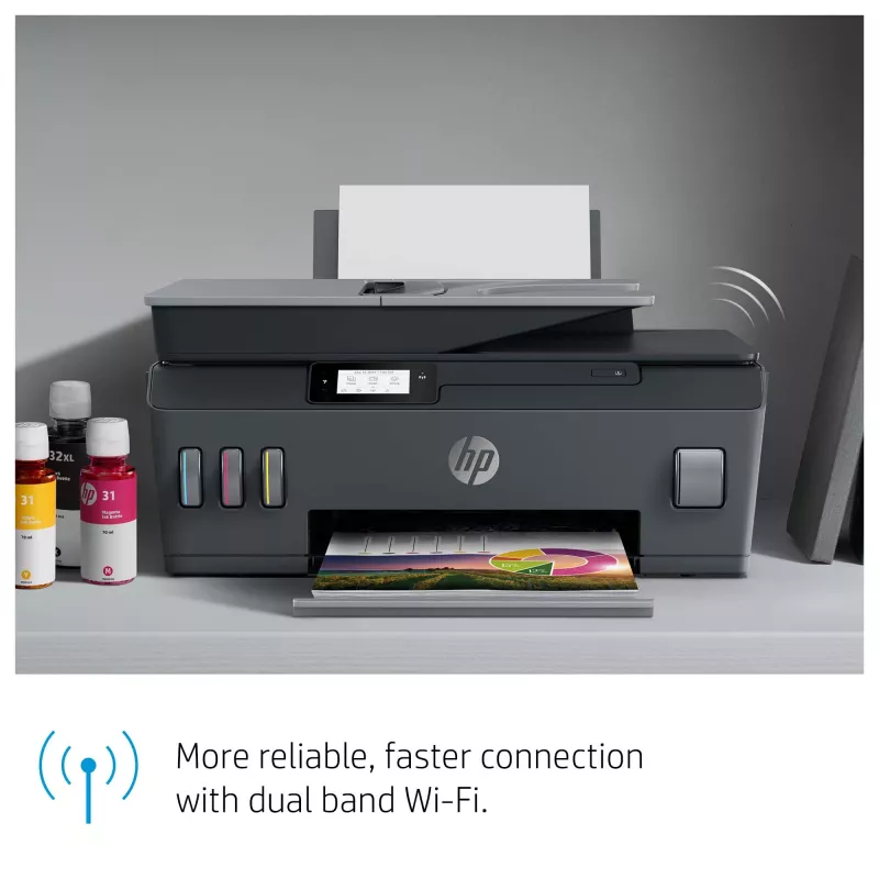 Impresora multifunción en color HP Smart Tank Plus 655 Wireless, copiadora, escáner