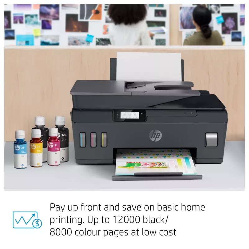 Impresora multifunción en color HP Smart Tank Plus 655 Wireless, copiadora, escáner
