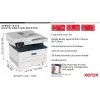 Xerox B235 A4 34ppm Wireless Dúplex Copiar/Imprimir/Escanear/Fax PS3 PCL5e/6 ADF 2 bandejas total 251 hojas