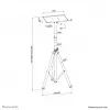 Neomounts NS-FS200 negro Soporte de suelo 10-32 inch, 15 kg, 25,4 cm (10 inch), 81,3 cm (32 inch), 75 x 75 mm, 100 x 100 mm, 1080 - 1780 mm