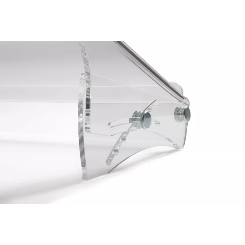 BakkerElkhuizen Q-doc 515 Soporte para documentos, acrílico, plástico, acero, 10 kg, 120 - 240 mm, transparente, 505 mm, 290 mm