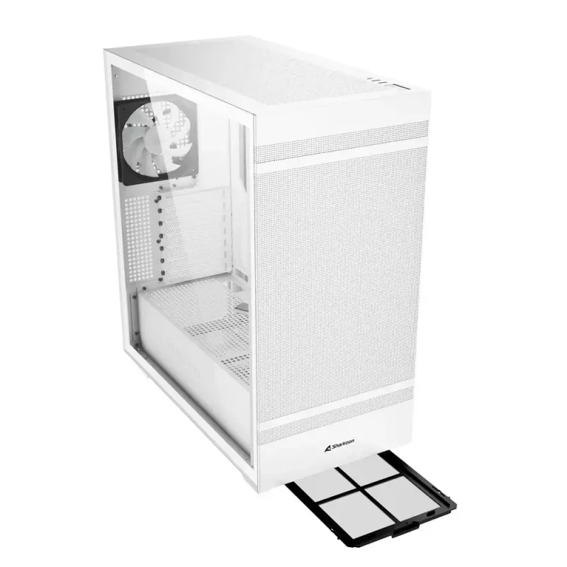 Caja de PC Sharkoon REBEL C50 RGB Full Tower blanca