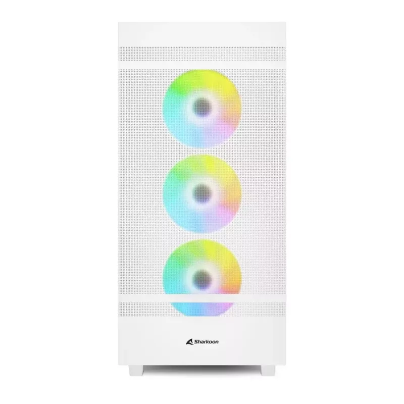 Caja de PC Sharkoon REBEL C50 RGB Full Tower blanca