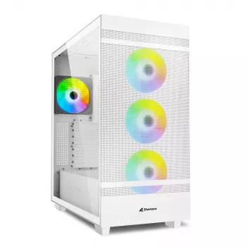 Caja de PC Sharkoon REBEL C50 RGB Full Tower blanca