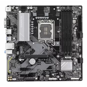 GIGABYTE B760M D3HP Placa base - CPU Intel Core 14ª Gen, VRM de 4+1+1 fases, hasta 5600MHz DDR5, 2xPCIe 4.0 M.2, GbE LAN, USB 3.2 Gen 1