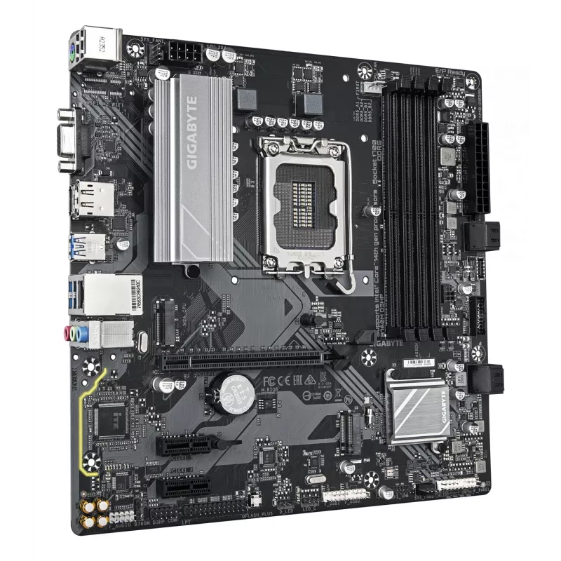 GIGABYTE B760M D3HP Placa base - CPU Intel Core 14ª Gen, VRM de 4+1+1 fases, hasta 5600MHz DDR5, 2xPCIe 4.0 M.2, GbE LAN, USB 3.2 Gen 1