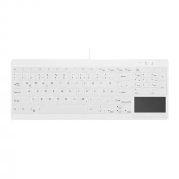 Contour Design Active Key Contour QuickClean Teclado médico IP68 Touchpad Compacto Cableado Blanco DE C7412