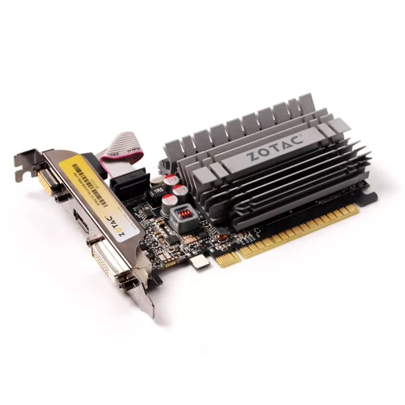 ZOTAC Tarjeta gráfica Force 4GB GT730 PCIe 2.0 x16 DVI/HDMI/VGA 902 MHz 2560x1600