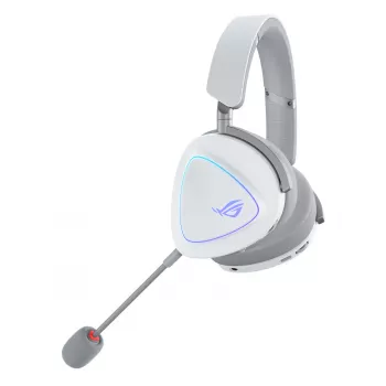 ASUS ROG Delta II Auriculares Cableado e Inalámbrico Diadema Gaming USB Type-C Bluetooth Blanco