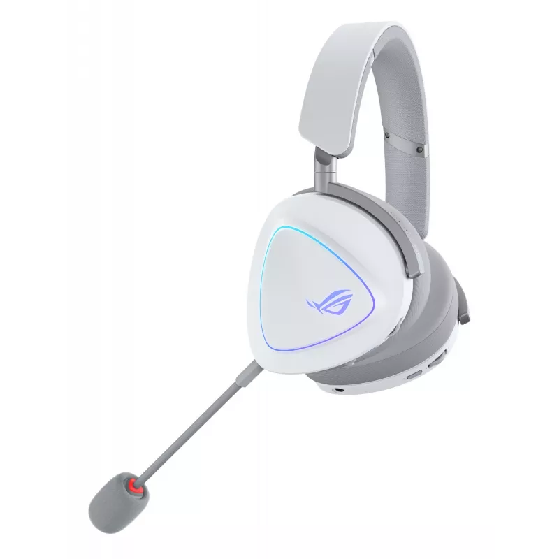 ASUS ROG Delta II Auriculares Cableado e Inalámbrico Diadema Gaming USB Type-C Bluetooth Blanco