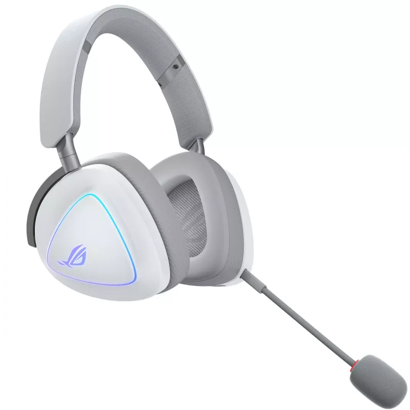 ASUS ROG Delta II Auriculares Cableado e Inalámbrico Diadema Gaming USB Type-C Bluetooth Blanco