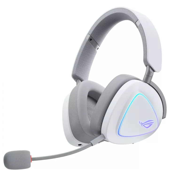 ASUS ROG Delta II Auriculares Cableado e Inalámbrico Diadema Gaming USB Type-C Bluetooth Blanco