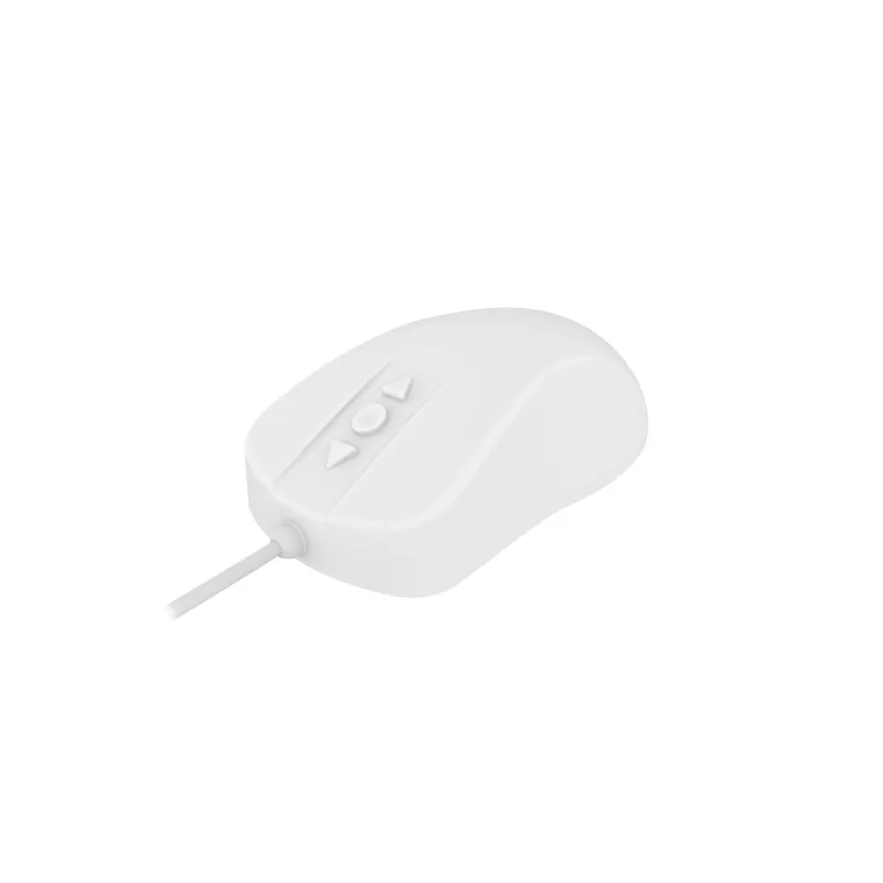 Contour Design Active Key Contour ClassicClean Ratón médico IP68 5 botones Cableado Blanco PMH1
