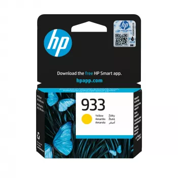 HP 933 Amarillo Cartucho de tinta original, Amarillo, 1 ud., 330 páginas