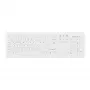 Contour Design Active Key Contour ClassicClean Teclado médico Tapa extraíble Tamaño completo Inalámbrico Blanco DE C8100