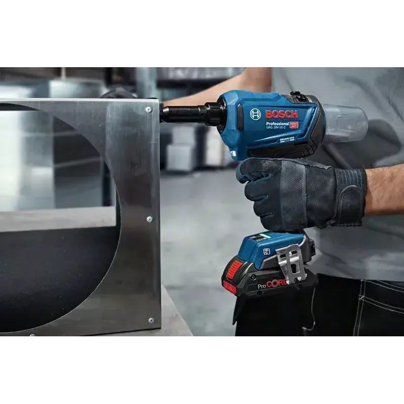Bosch GRG 18V-16 C Professional Remachadora ciega a batería, 18V