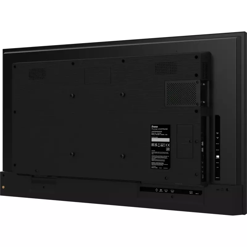 iiyama LH4365UHSB-B1 Pantalla de señalización Diseño kiosco 108 cm (42,5 inch) LED Wi-Fi 800 cd/m² 4K Ultra HD Negro Procesador integrado Android 11 24/7