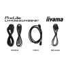 iiyama LH4365UHSB-B1 Pantalla de señalización Diseño kiosco 108 cm (42,5 inch) LED Wi-Fi 800 cd/m² 4K Ultra HD Negro Procesador integrado Android 11 24/7