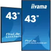 iiyama LH4365UHSB-B1 Pantalla de señalización Diseño kiosco 108 cm (42,5 inch) LED Wi-Fi 800 cd/m² 4K Ultra HD Negro Procesador integrado Android 11 24/7