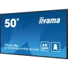 iiyama LH5065UHSB-B1AG Pantalla de señalización Pantalla plana de señalización digital 125,7 cm (49,5 inch) LCD Wi-Fi 800 cd/m² 4K Ultra HD Negro Procesador integrado Android 11 24/7