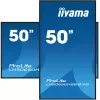 iiyama LH5065UHSB-B1AG Pantalla de señalización Pantalla plana de señalización digital 125,7 cm (49,5 inch) LCD Wi-Fi 800 cd/m² 4K Ultra HD Negro Procesador integrado Android 11 24/7