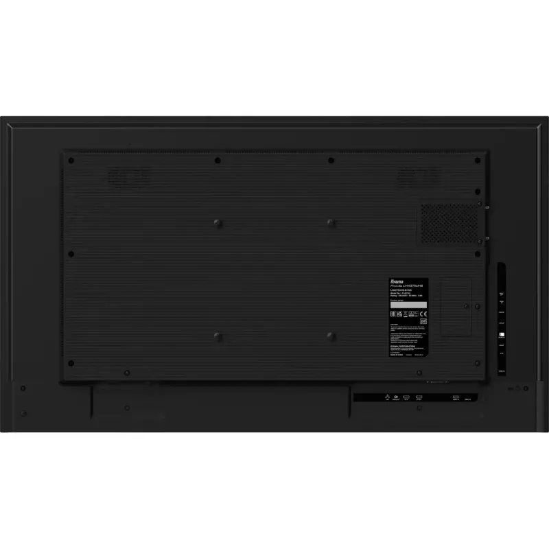 iiyama LH5565UHSB-B1 Pantalla de señalización Diseño kiosco 138,7 cm (54,6 inch) LED Wi-Fi 800 cd/m² 4K Ultra HD Negro Procesador integrado Android 11 24/7