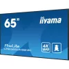 iiyama LH6565UHSB-B1 Pantalla de señalización Diseño kiosco 163,8 cm (64,5 inch) LED Wi-Fi 800 cd/m² 4K Ultra HD Negro Procesador integrado Android 11 24/7