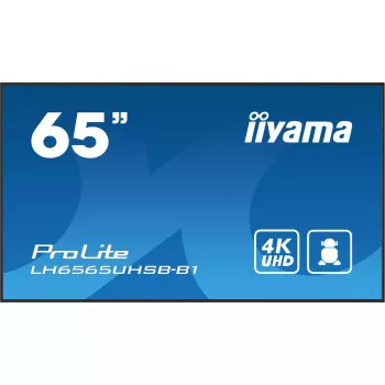 iiyama LH6565UHSB-B1 Pantalla de señalización Diseño kiosco 163,8 cm (64,5