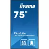 iiyama LH7565UHSB-B1 Pantalla de señalización Diseño kiosco 189,2 cm (74,5 inch) LED Wi-Fi 800 cd/m² 4K Ultra HD Negro Procesador integrado Android 11 24/7