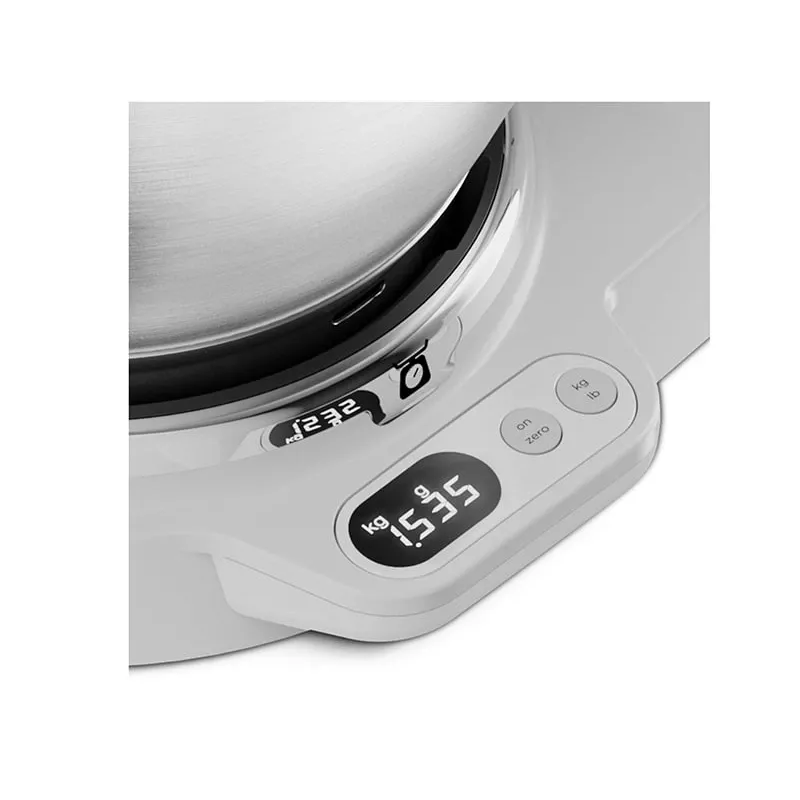 Kenwood KVC65.001WH robot de cocina 1200 W 5 l acero inoxidable, blanco balanza integrada