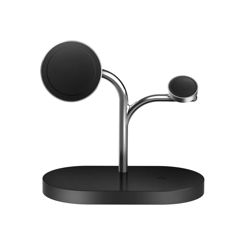 Samsung GP-PWU024WIABW cargador móvil para auriculares, smartphone, smartwatch negro, plata USB carga inalámbrica interior