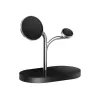 Samsung GP-PWU024WIABW cargador móvil para auriculares, smartphone, smartwatch negro, plata USB carga inalámbrica interior