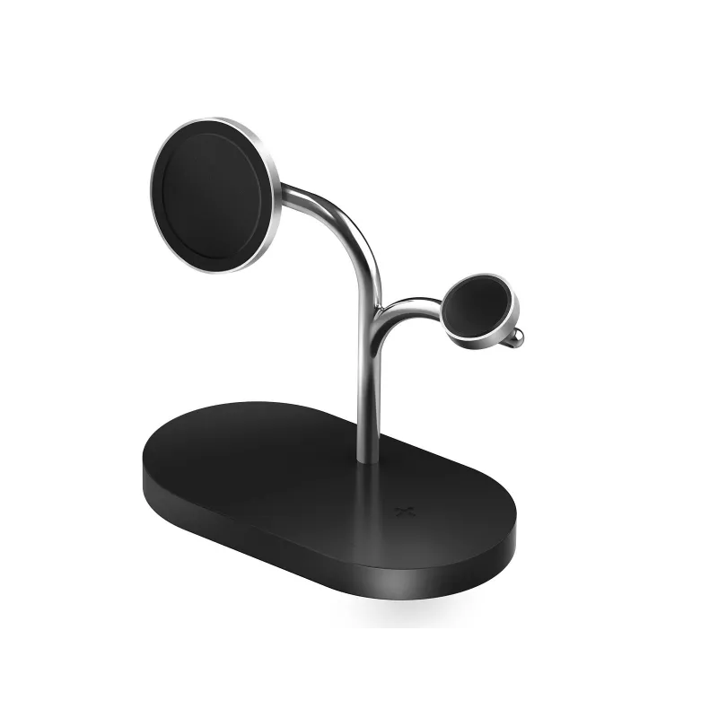 Samsung GP-PWU024WIABW cargador móvil para auriculares, smartphone, smartwatch negro, plata USB carga inalámbrica interior