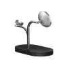 Samsung GP-PWU024WIABW cargador móvil para auriculares, smartphone, smartwatch negro, plata USB carga inalámbrica interior