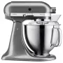 Batidora de vaso KITCHENAID ARTISAN 5KSM185PS — 300 W, bol de acero inoxidable 4,8 L, 10 velocidades, plata