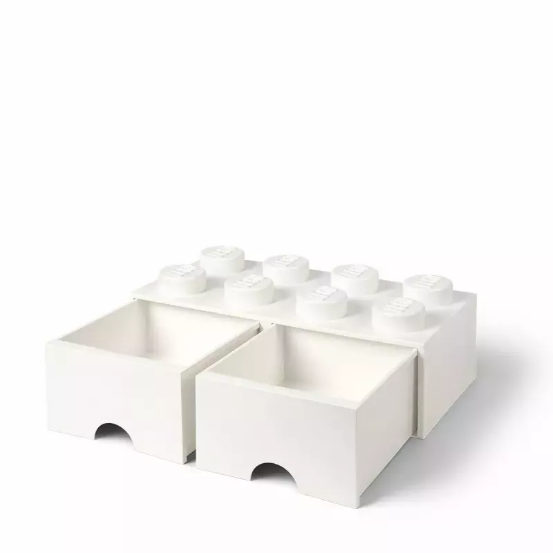 Cajón LEGO Brick 8, room copenhagen RC40061735, blanco