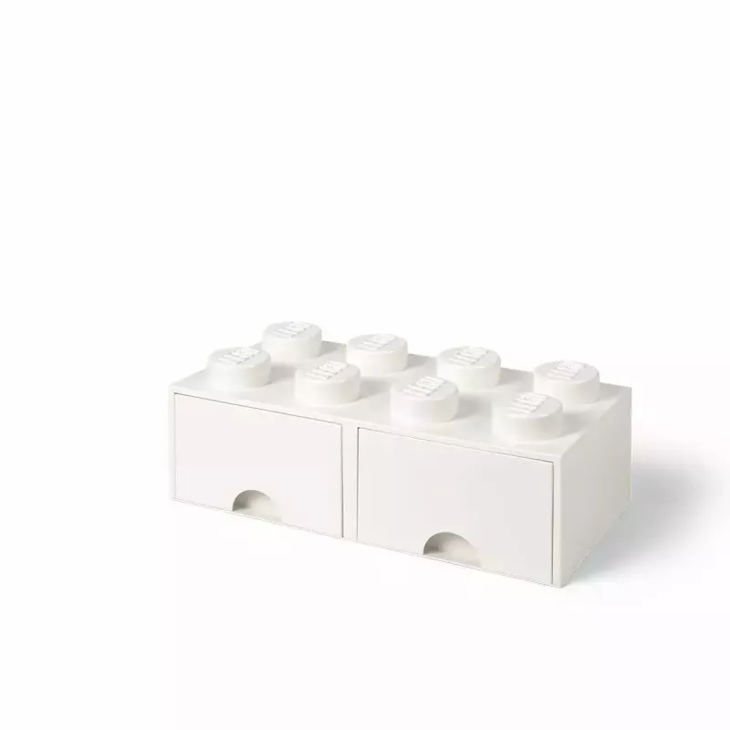 Cajón LEGO Brick 8, room copenhagen RC40061735, blanco