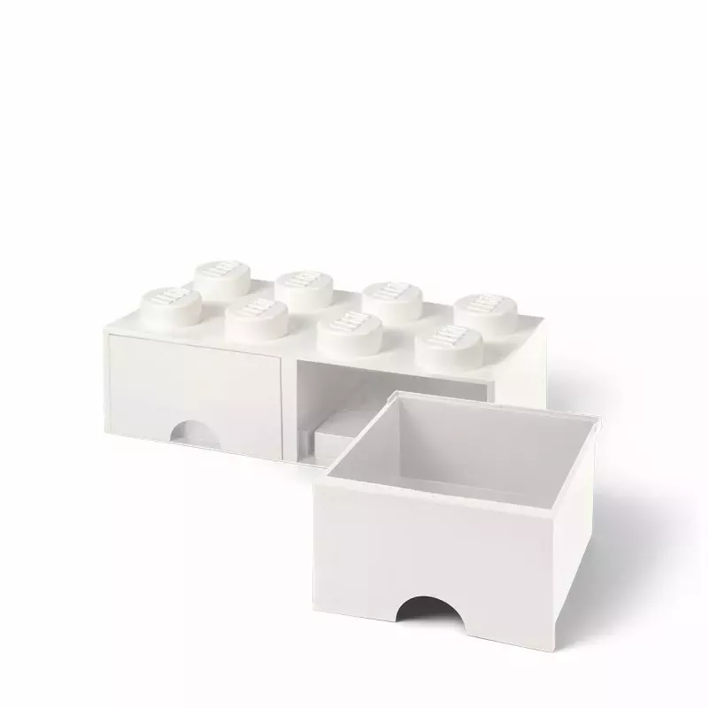 Cajón LEGO Brick 8, room copenhagen RC40061735, blanco