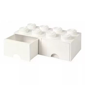 Cajón LEGO Brick 8, room copenhagen RC40061735, blanco