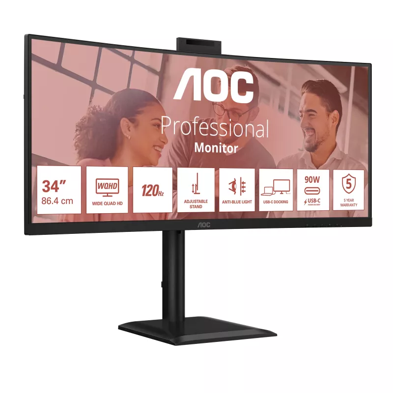 Monitor de ordenador AOC E4 CU34E4CW 86,4 cm (34